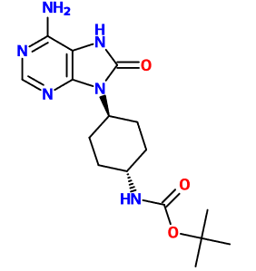 (image for) MC012048 tert-Butyl N-[(1r,4r)-4-(6-amino-8-oxo-8,9-dihydro-7H-purin-9-yl)cyclohexyl]carbamate